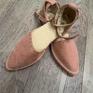 Pink Studded Women's Shoes